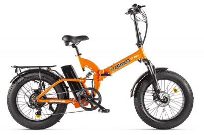 Велогибрид Eltreco TT Max (Оранжево-черный-2228)
