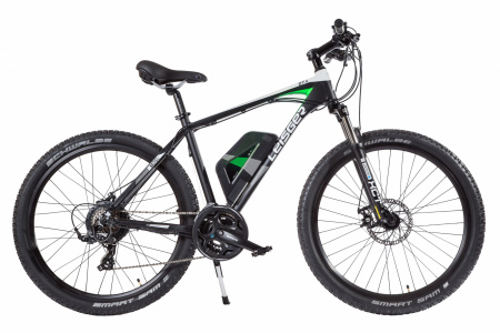 ВЕЛОГИБРИД LEISGER MD5 BASIC  (black/green-0007)