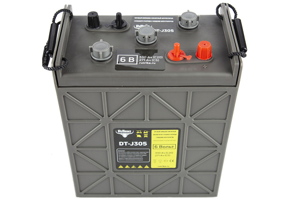 Комплект тяговых WET аккумуляторов Rutrike DT-J305 (J305H-AC) 48V215A/H