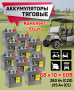 Комплект тяговых WET аккумуляторов Rutrike DT146 (T-145) 60V170A/H C3