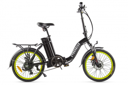 Велогибрид Cyberbike FLEX (Черно-зеленый-2101)