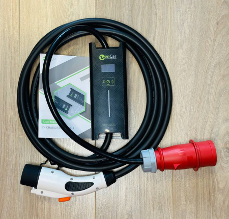 Зарядное устройство портативное Zencar 32A, GBT, 1 фаза, 7 кВт, регулировка тока