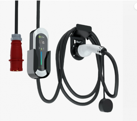 Зарядное устройство портативное Zencar 16A, Type 2/GBT, 3 фазы, 11 кВт, регулировка тока