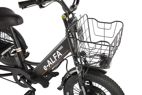 Трицикл GREEN CITY e-ALFA Trike гарантия 6 мес