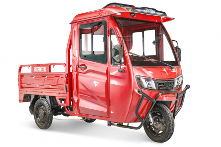 Грузовой электротрицикл Rutrike КАРГО Кабина 1500 60V1000W (Красный-2734)