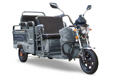 Грузовой электротрицикл Rutrike Вояж-П 1200 Трансформер 60V800W (темно-серый-2334)