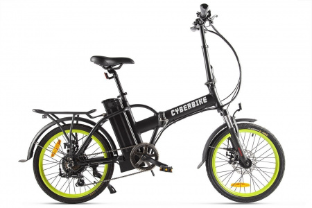 Велогибрид Cyberbike LINE (Черно-зеленый-2092)